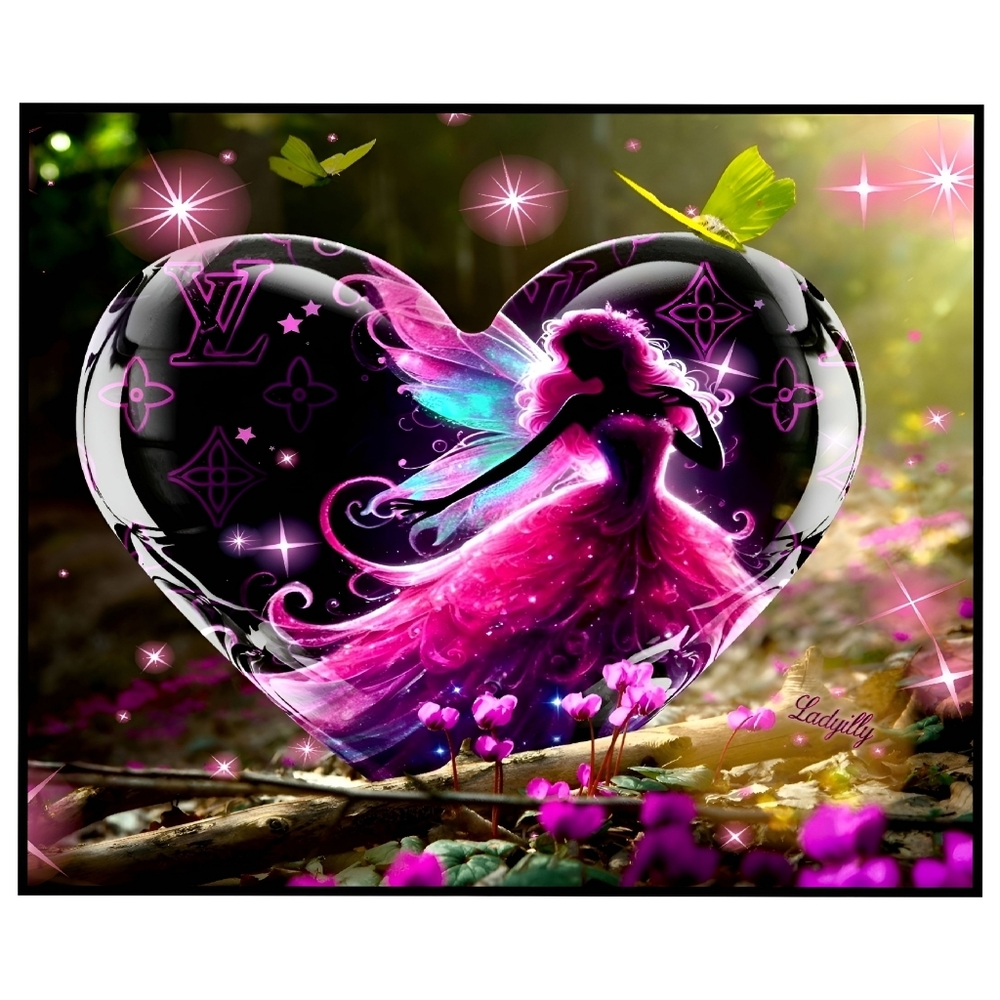 Fairy Luxxury 🧚‍♀️  8.5"×11" Framed Wall Art